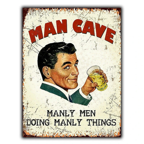 Man cave garage shed funny - cave,