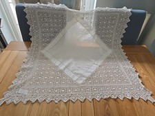Vintage White Floral Crochet
