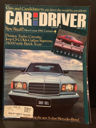 Car and driver magazine - car,