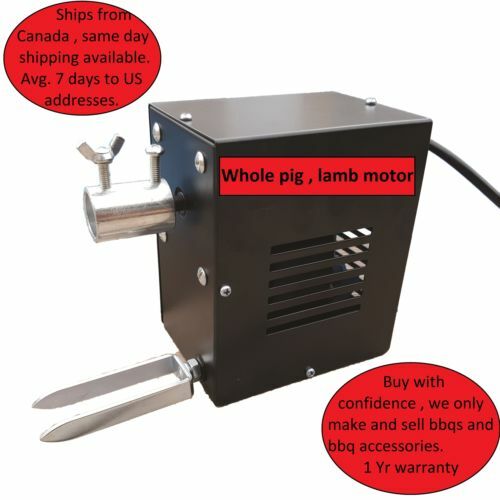 Heavy duty spit roast - spit, motor
