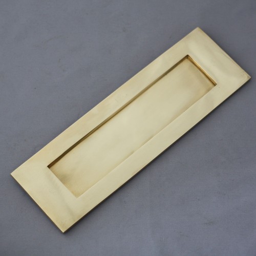 Period brass letterbox - period, 12''