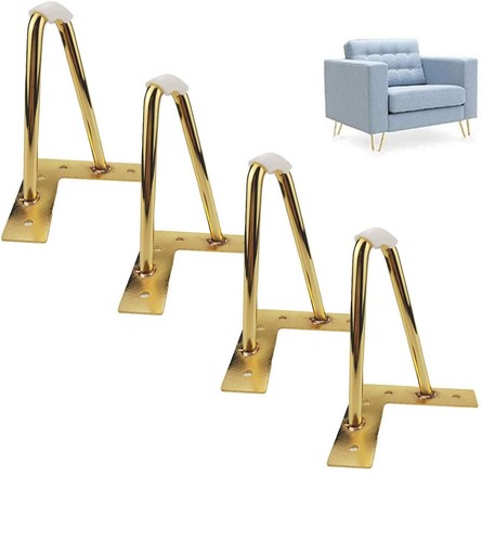 Metal hairpin table legs - 4x,