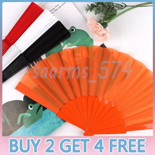 Ladies hand held folding fan - folding,