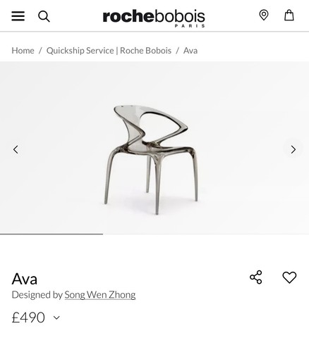 Roche bobois ava chair - roche,