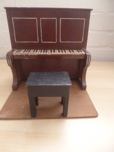 Piano and stool - made, for