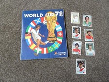 Panini World Cup 78 Sticker Album Complete Set