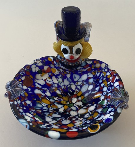 Vintage murano clown handmade - murano,