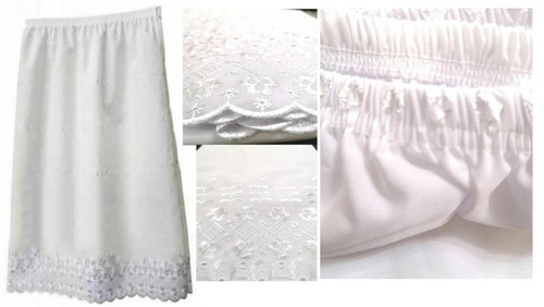 Ladies poly cotton white - ladies,