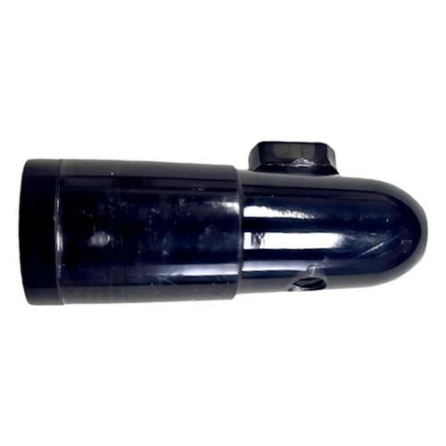 1pc black acrylic bullet - black, head