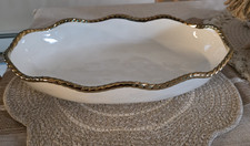 Large Elegant White Oval