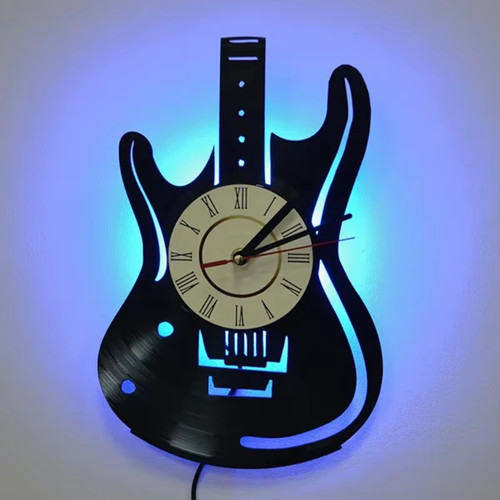 Guitar music theme wall clock - theme,