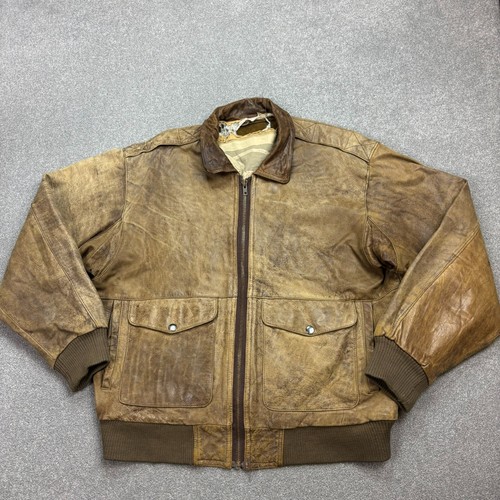 Leather flying jacket - flying,