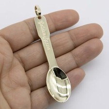 3 1/2" Shiny Golden Spoon