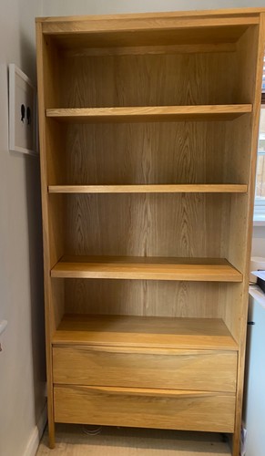 Oak bookcase - oak,