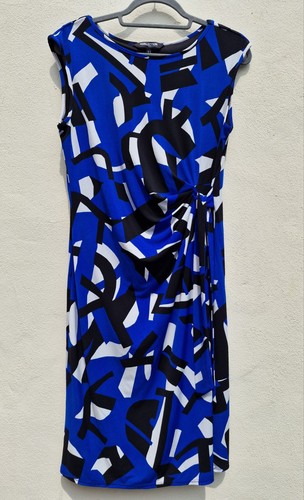 Royal blue geometric graphic - blue,