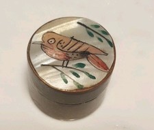 Vintage, Bird Pill Box