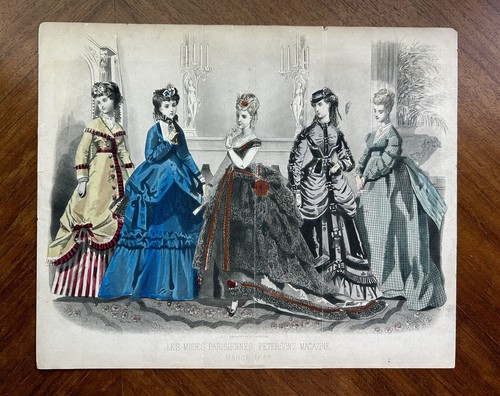 1869 hand colored victorian - hand,