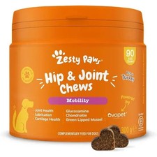 Zesty Paws® Hip, Joint & Mobility Chews for Dogs Rich in Turkey 90 Soft Chews