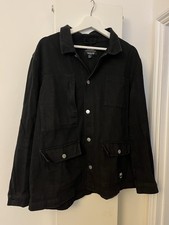 Wex Denim Black Jacket Size