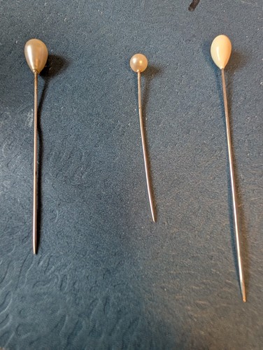Vintage hat stick pins - , --vintage