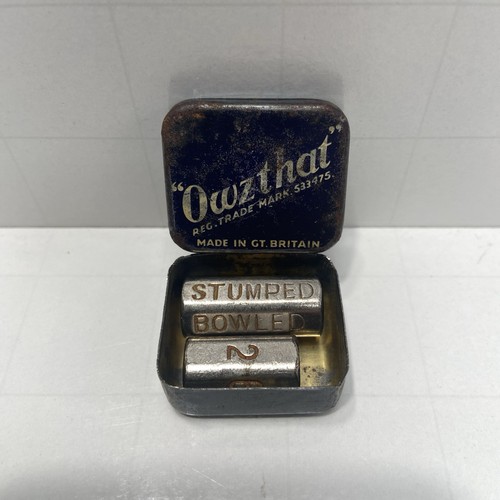 Owzthat vintage cricket - owzthat, 50’s