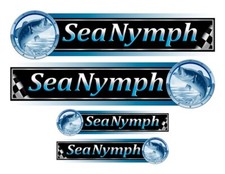 Sea Nymph Boat Sticker Set for