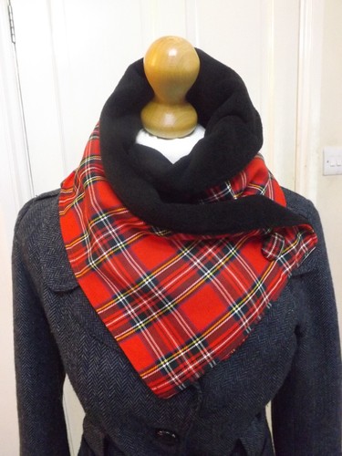 Royal stewart tartan fleece - royal,