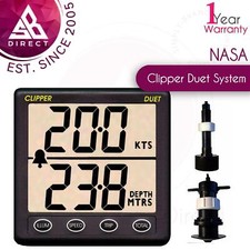 NASA Marine Clipper Duet with Paddlewheel & In hull Transducer│Speed-Di/Log/Echo