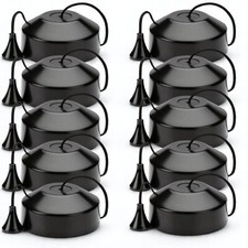 Pull Cord Switch Knightsbridge 8300MB 2 Way Light Switches Matt Black 10 Pack