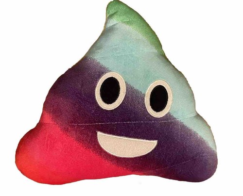 Emoji emoticon pillow - pillow, triangle