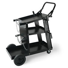 VEVOR Welding Cart 3-Tier 400 LBS Welder Welding Cart with 360° Swivel Wheels