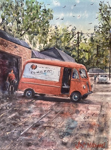Original watercolor painting - original,