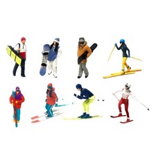 1/64 Miniature Model Skiing