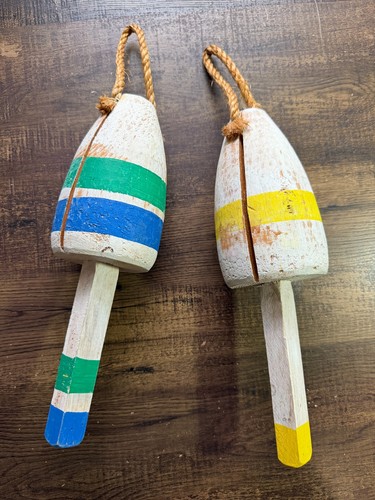 Set vintage wooden lobster - 2,