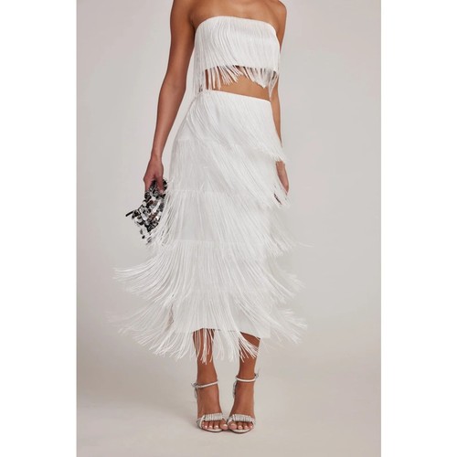 Nwt 12th tribe white fringe - nwt,