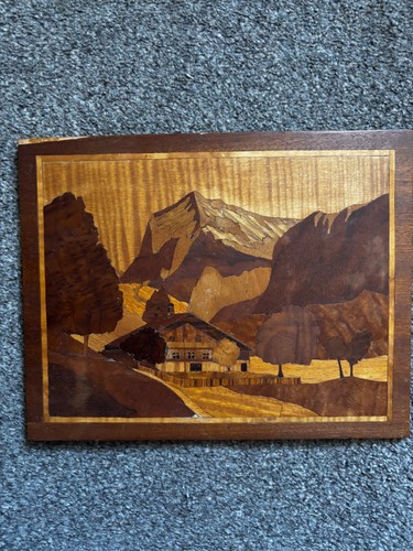 Hand made wooden marquetry - hand,