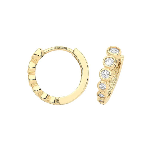 Hinged earrings 9ct - hinged,