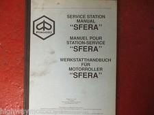 PIAGGIO SERVICE STATION MANUAL SFERA GOOD CONDITION EB28