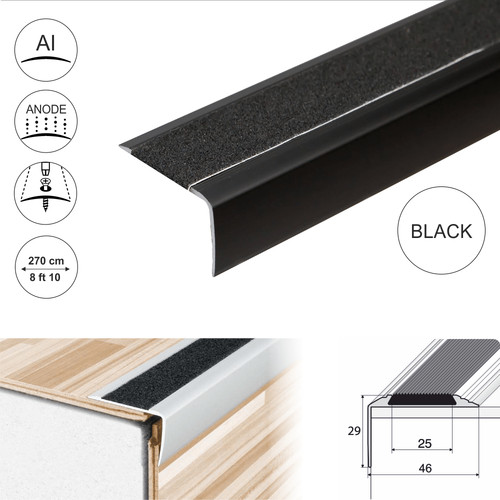 Aluminium anti non slip - 2.7m,