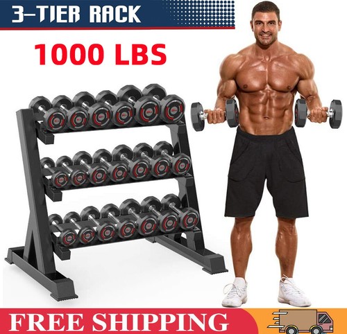 Tier dumbbell rack storage - rack,