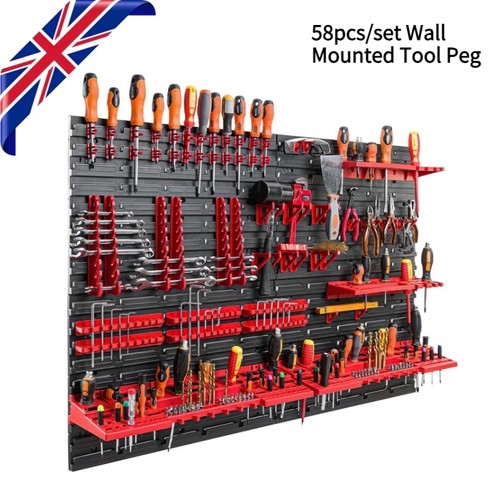 Wall mounted tool - wall, peg