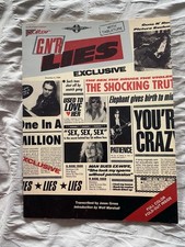 GINS N ROSES LIES GUITAR TAB BOOK