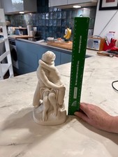 Charming miniature copy of Rodin's The Kiss, 23 cm tall, weighs 1.7kg