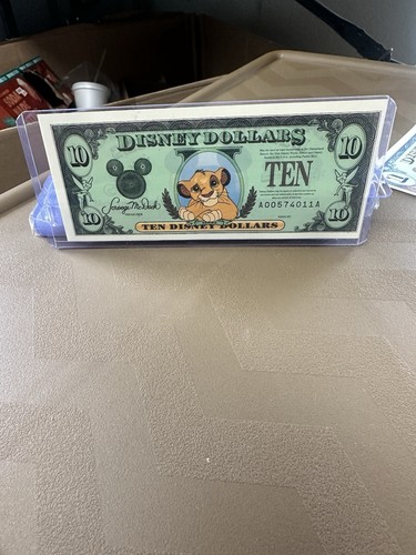 Disney dollar simba lion - dollar,