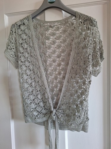 Ladies silver shrug - shrug., by