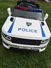 Not working police car. 