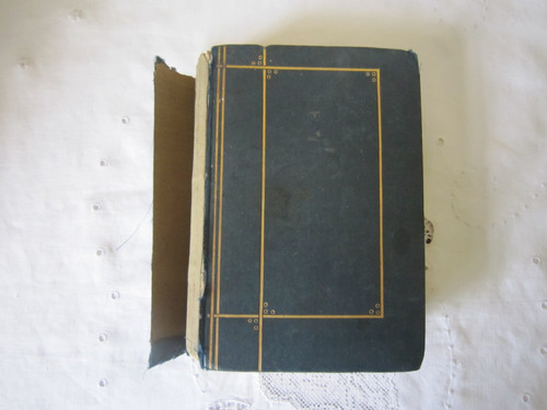 Antique hardback book poems - antique,