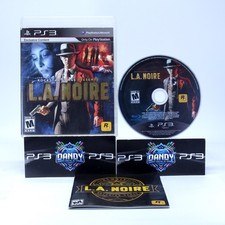 L.A. Noire  PS3 CIB W/ Manual