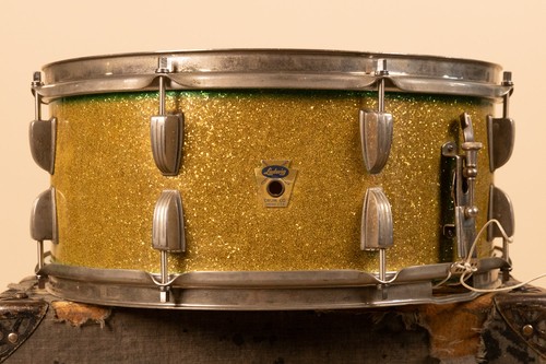1959 ludwig 5x15 faded - 6.5x15, green
