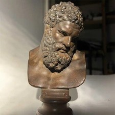 Handcrafted bronze hercules - bronze,